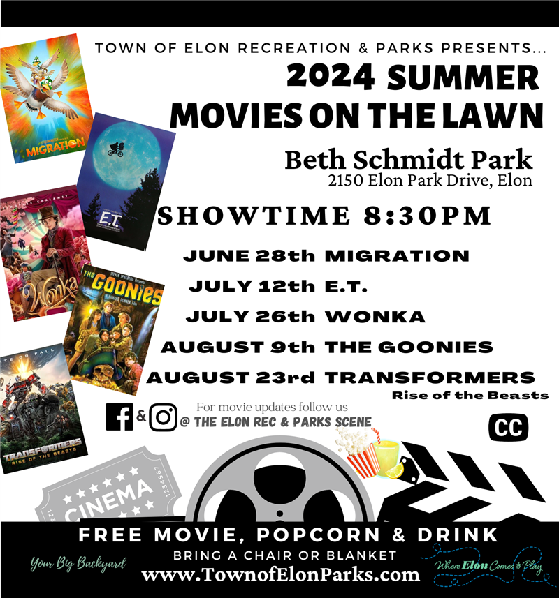 Summer Movies on the Lawn 2023