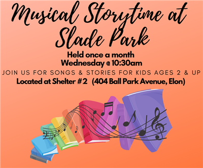 Musical Storytime at Slade Park